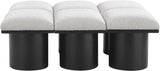 Pavilion - 6 Piece Modular Bench With Black Base