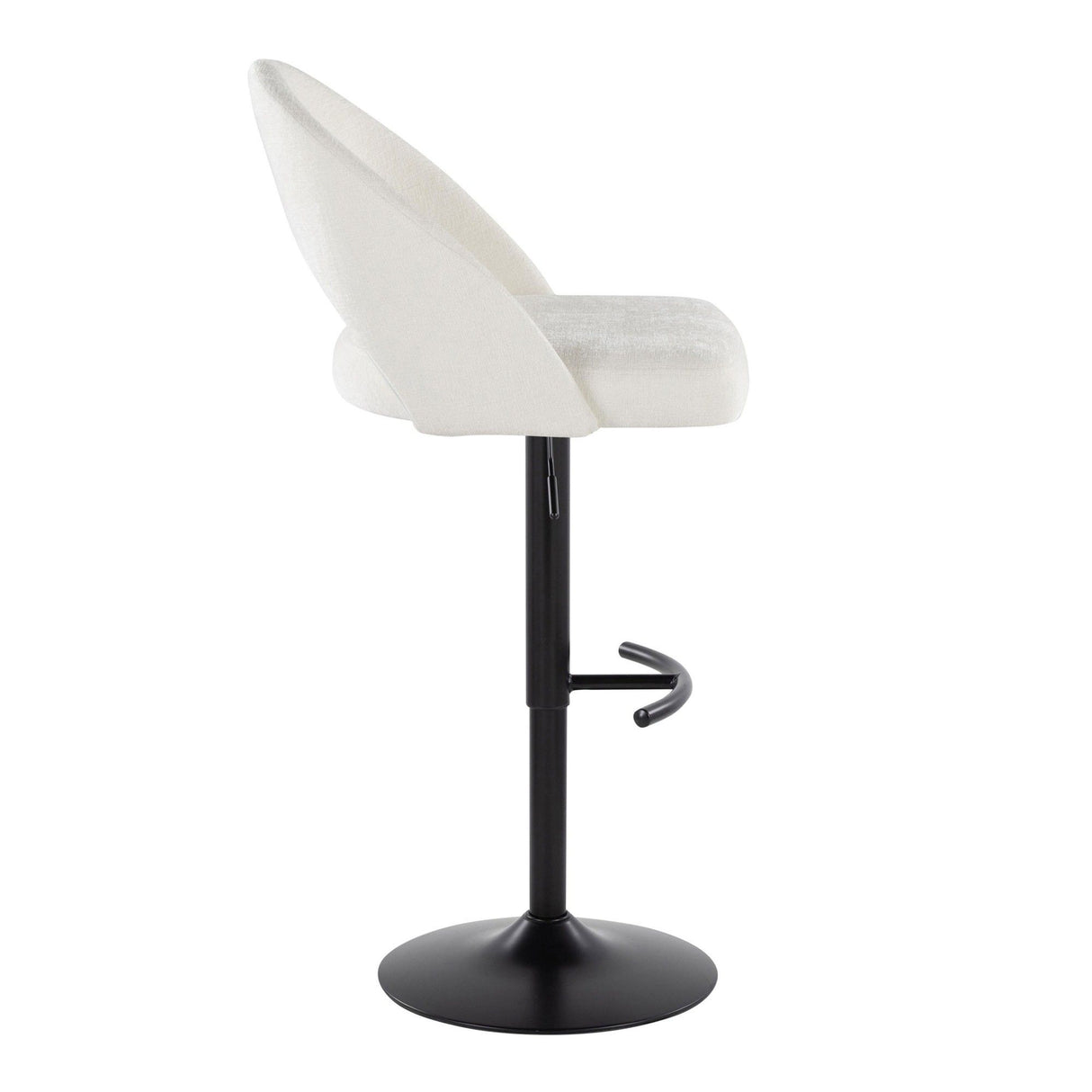 Renee - Adjustable Barstool (Set of 2) - Black Base