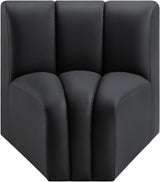 Arc - Faux Leather Curved Corner Chair
