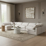 Indulge - Linen 7 Piece Modular U-Shaped Sectional