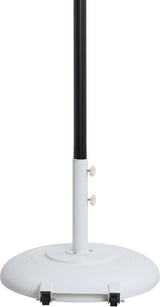 Amalfi - Patio Umbrella - White Base / Black Pole