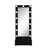Elisa - Narrow Tall Mirror With Speaker And Drawer