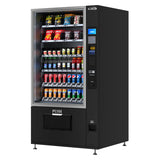 Refrigerated Snack and Drink Vending Machine with 60 Slots and Coin/Bill Acceptor in Black (KM-VMR-40-BC)
