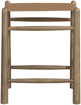 Santos - Backless Counter Stool With Stained Brown Base