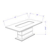Ariya - Coffee Table - Dark Gray