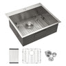 Stainless Steel Drop In Kitchen Sink, Topmount
