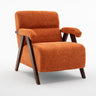 Modern Accent Chair With Tufted Armchair For Reading Room