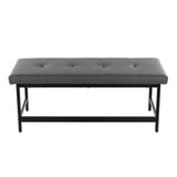 Fuji - Bench - Black Metal Base