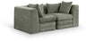 Stellar - 2 Piece 76" Upholstered Modular Loveseat