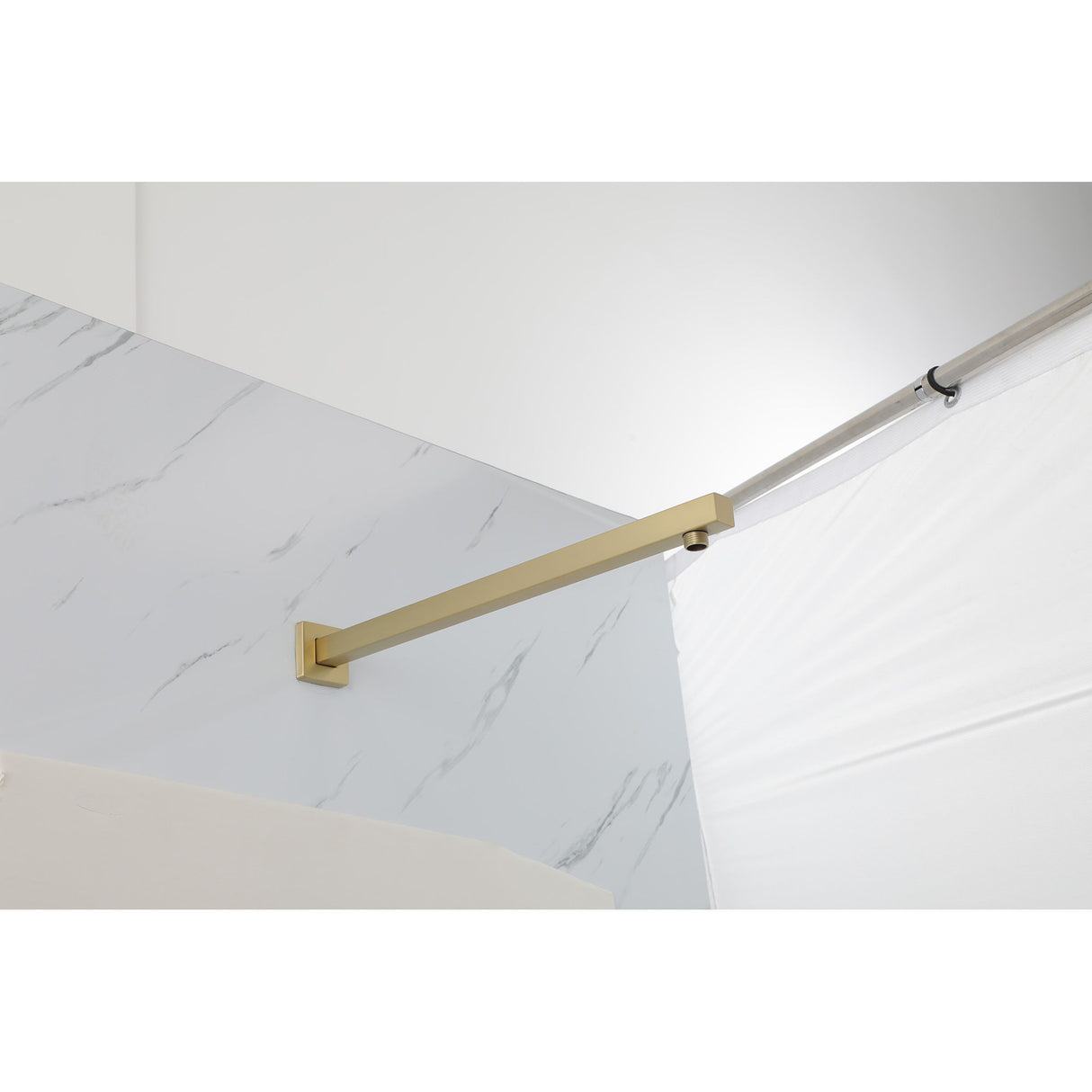 Wall Mounted Shower Arm With Flange