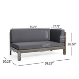 Brava - X Back Corner Bench
