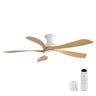 52" Ceiling Fan With 3 Color Dimmable LED Light, DC Reversible Motor, 6 Speed Settings