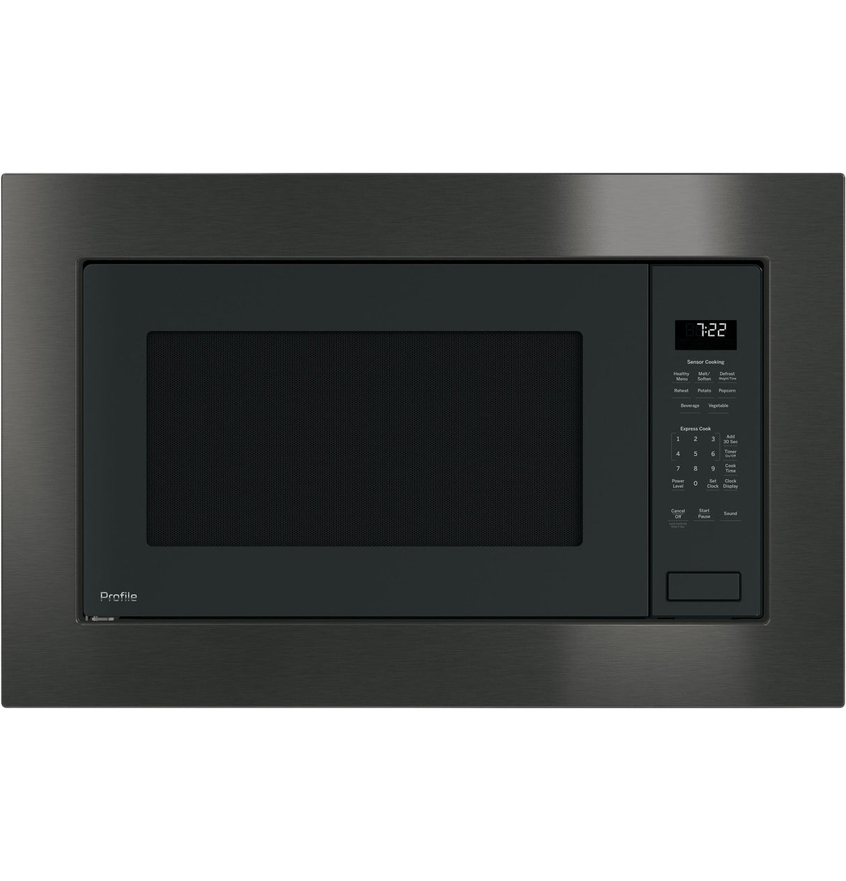GE Profile JX7227BLTS 27 Inch Built-In Trim Kit Black Stainless Steel alternate view