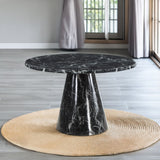Hollis - Dining Table With Engineered Stone Top - Engineered Stone