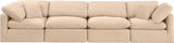 Indulge - Velvet 4 Seat Modular Sofa