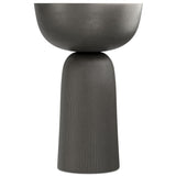 Hughes - Cast Aluminum Side Table - Black