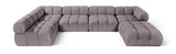 Orin - 6 Piece Modular Sectional (3 Modular Chairs, 2 Corner Chairs & Ottoman)
