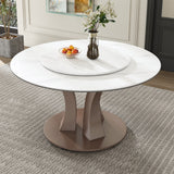 Table With Rotating Tray Scratch & Heat For Kitchen & Restaurant(Table Only - White
