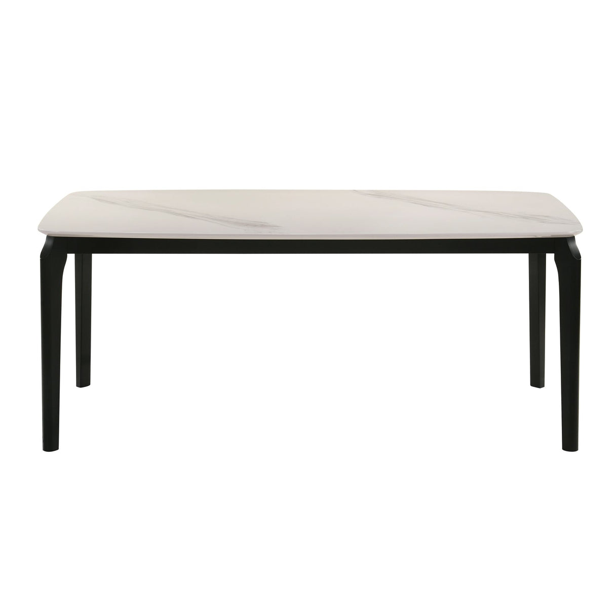 Kimber - Marble Top Dining Table - Black / White