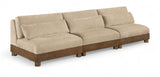 Turin - Fabric Upholstered Modular Armless Sofa