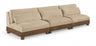 Turin - Fabric Upholstered Modular Armless Sofa