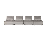 Anna - Stylish Sectional Sofa Ottoman