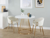 Canary - Cosmo Dining Table - Gold Base