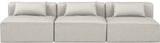 Cube - Modular 3 Seat Armless Sofa