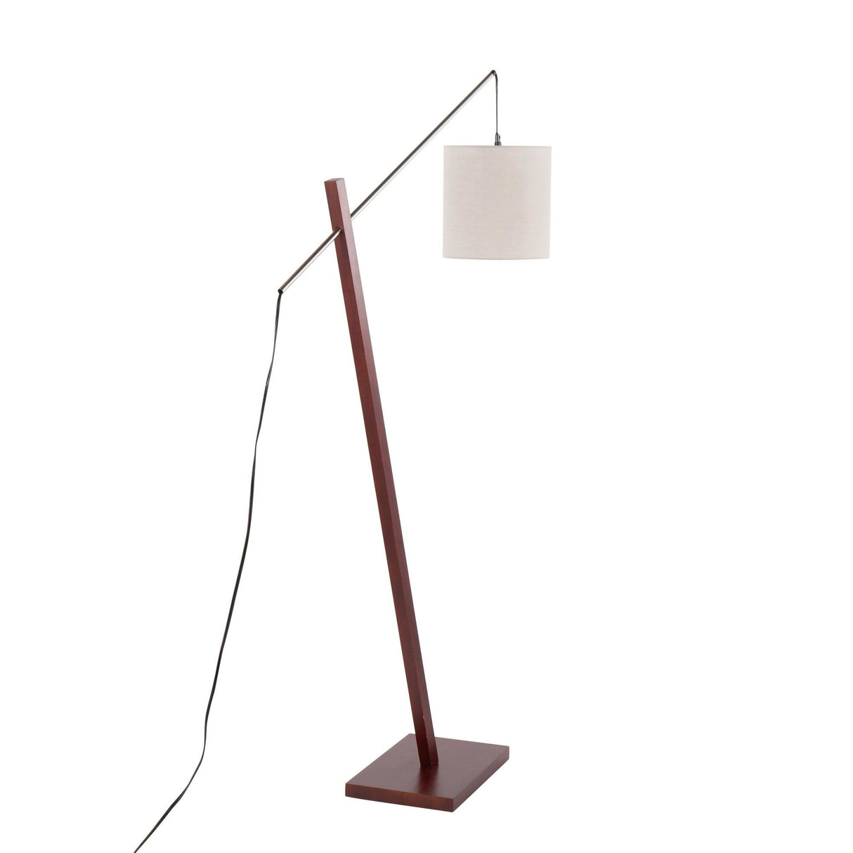 Arturo - Contemporary Floor Lamp - Walnut Wood