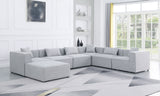 Cube - Linen 7 Piece Modular Sectional