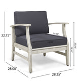 Perla - Contemporary Club Chair With Water Resistant Cushionі