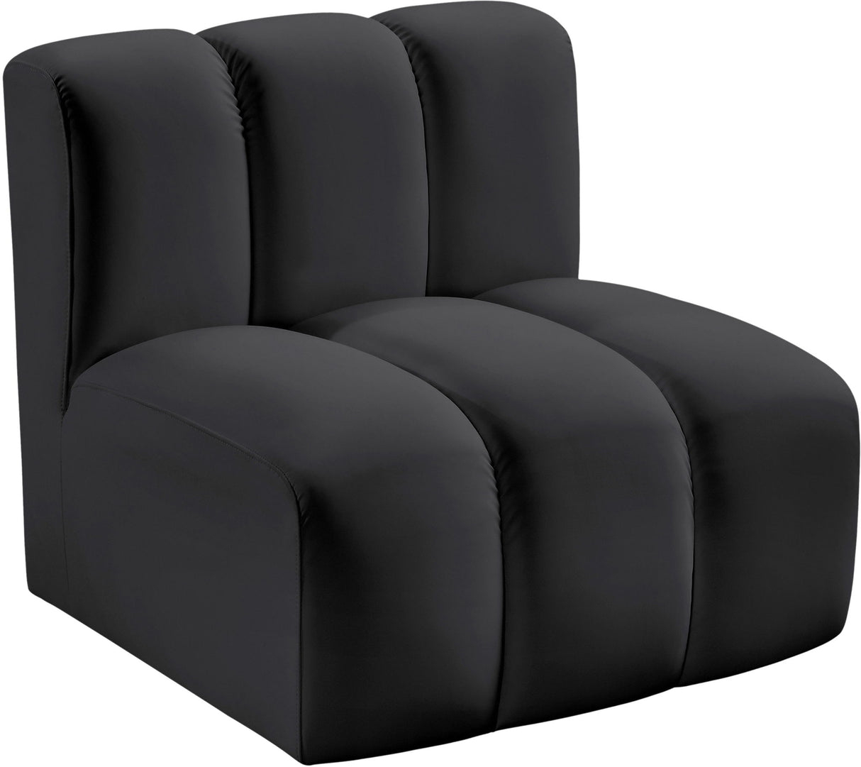 Arc - Faux Leather Straight Chair
