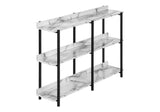 Accent Console Table For Entryway, 3 Tier Design