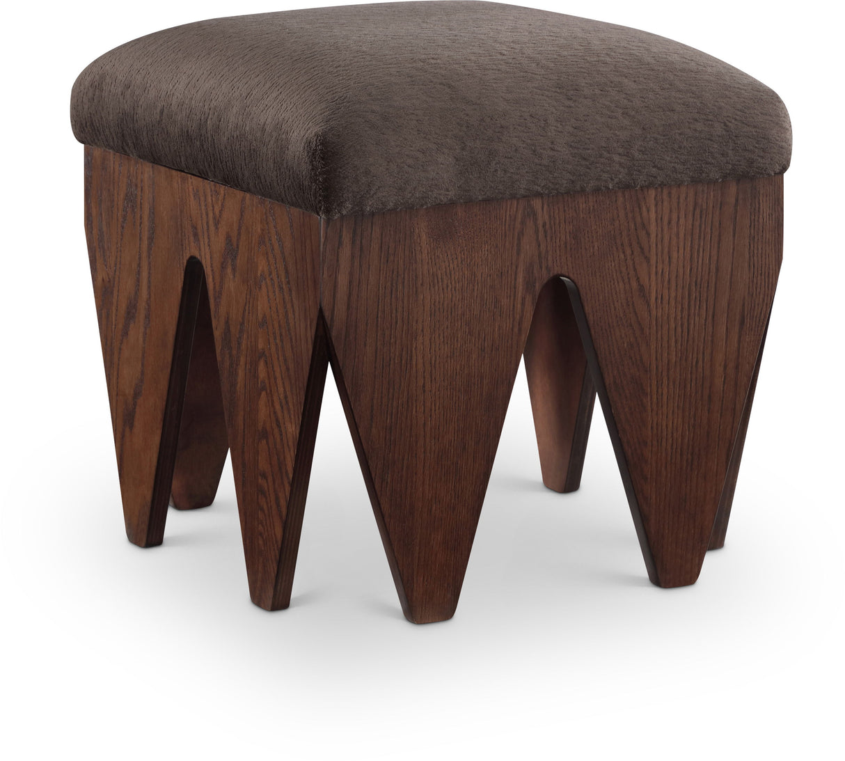 Altair - Fabric Bench - Dark Brown Base