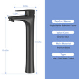 Single Handle Vessel Sink Faucet