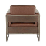 Drift - Lounge Chair - Dark Brown