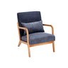 Accent Arm Chair With Pillow Upholstered