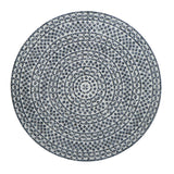 Unique Capiz Coffee Table & Pedestal Base