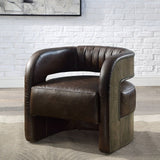 Feyre - Accent Chair - Espresso Top Grain Leather