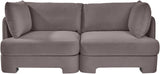 Hammond - Velvet Performance Fabric Upholstered 2 Piece Loveseat