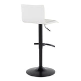 Mara - Adjustable Barstool (Set of 2) - Black Metal