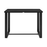 Alegria - Outdoor Patio Bar Height Dining Table - Black