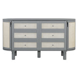 Murphy Bed With Hidden Storage & Modern Woven Design