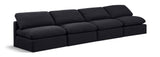 Indulge - Linen 4 Seat Modular Armless Sofa