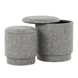 Marla - Upholstered Ottoman Set (Set of 2)