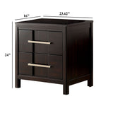 Nightstand With 2 Drawers Design