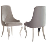 Luxury Upholstered Back Dining Chairs (Set of 2)