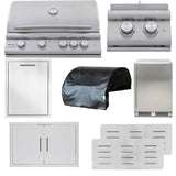 Blaze LTE+ 8-Piece 32-Inch Natural Gas Outdoor Kitchen Package
