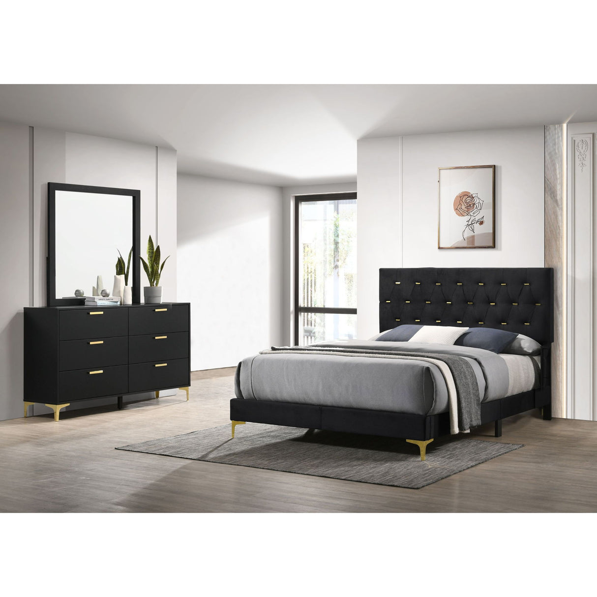 Lexie - Tufted Panel Bedroom Set