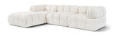 Orin - Velvet 4 Piece Modular Sectional With Chaise